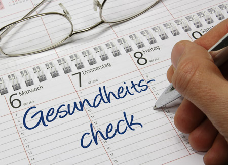 Kalender Gesundheitscheck