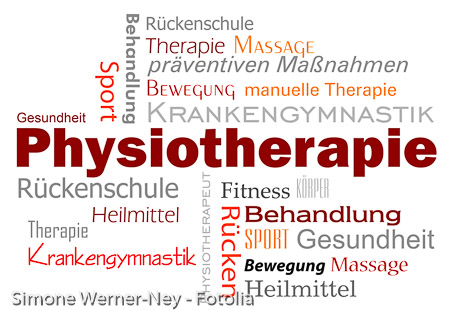 Physiotherapie Wörter Text