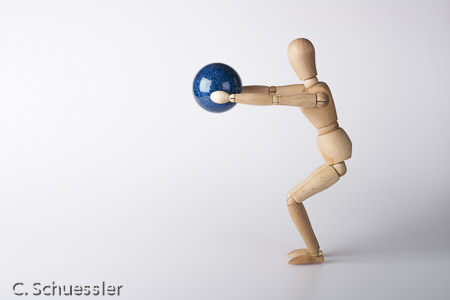 Gymnastik mit Ball